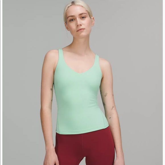 lululemon Align Waist Length Tank Top Raspberry cream Intimates Sleepwear